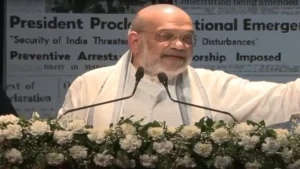 ‘Emergency के 50 साल’ event में बोले Amit Shah – “जो आज democracy की बात करते हैं, वही कभी democracy को निगल गए थे”