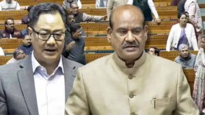 ओम बिरला के साथ अभद्र व्यवहार, 25 कांग्रेस सांसदों ने चेंबर में जबरदस्ती प्रवेश किया