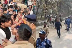 दरभंगा में बवाल: पुलिस पर पथराव के बाद लाठीचार्ज, जानिए किस घटना से भड़का आक्रोश