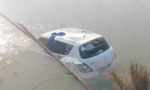 कानपुर: मुंडन संस्कार से लौटते वक्त परिवार की कार नहर में गिरी, 3 की मौत, एक घायल