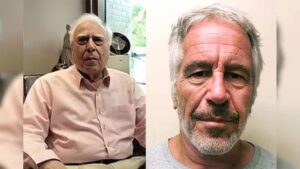 एपस्टीन फाइल्स को लेकर भाजपा ने कपिल सिब्बल को घेरा, राहुल गांधी से मांगा जवाब