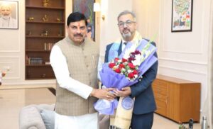 मुख्यमंत्री डॉ. मोहन यादव से मिले स्विस संसद के सदस्य निक्लाउस सैमुअल गुगर