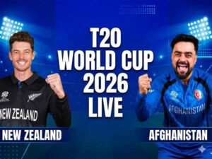 मुजीब का कहर! न्यूजीलैंड को डबल झटका, एलन–रचिन एक ही ओवर में ढेर